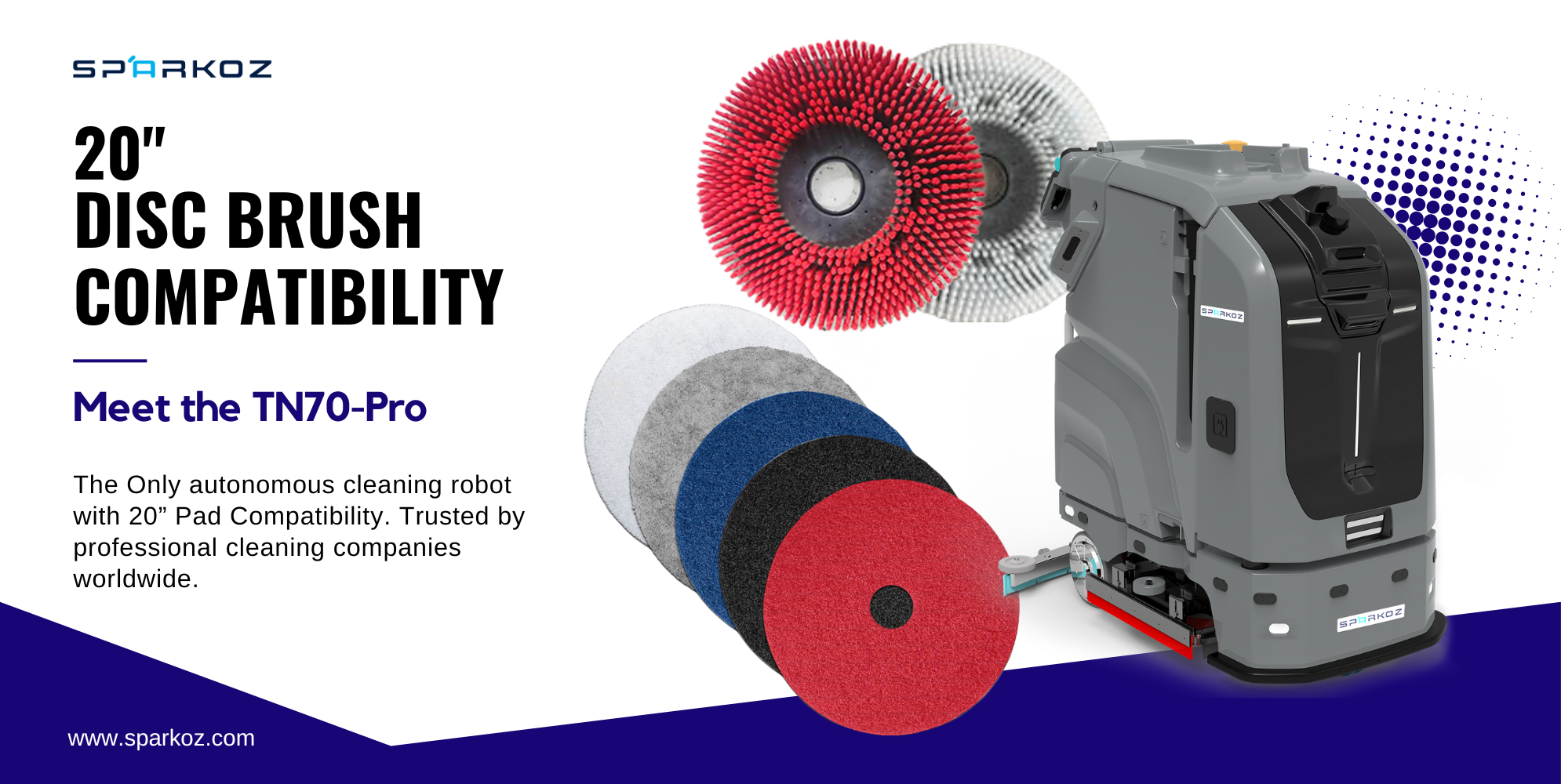 Why 20” Pad Compatibility Makes Autonomous Cleaning Robot Ideal for Professionals Why 20” Pad Compatibility Makes Autonomous Cleaning Robot Ideal for Professionals