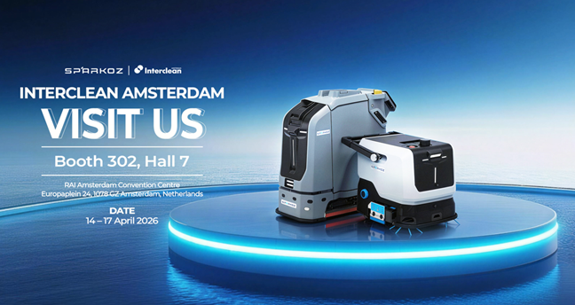 Sparkoz to Debut Dual Flagship Commercial Cleaning Robots at Interclean Amsterdam 2026